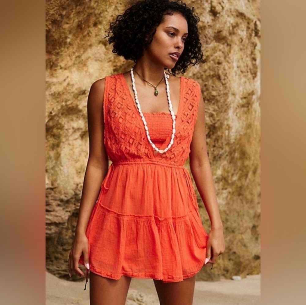 Free People Amalfi Romper Bandeau Set NWOT